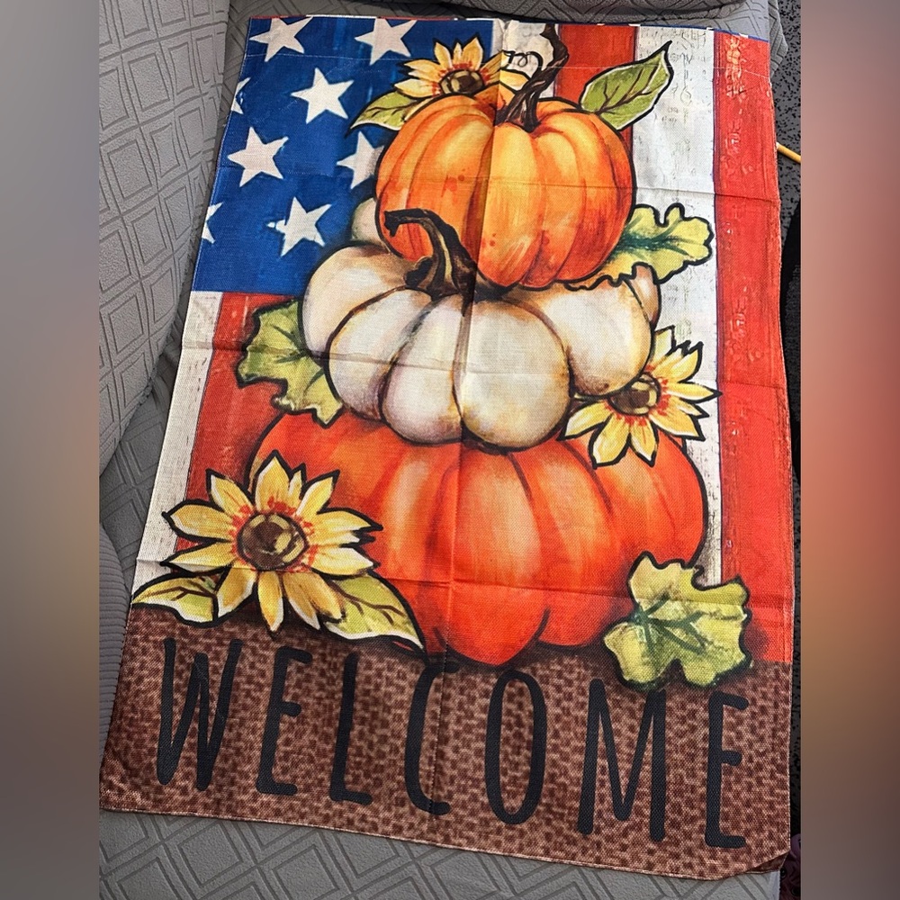 Thanksgiving Farmhouse Patriotic Outdoor Large Home Decor Double Sided 28 X 40 - Picture 6 of 7